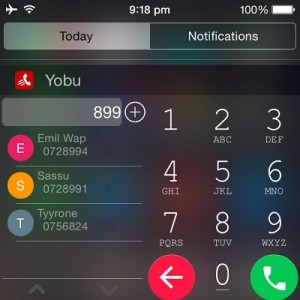 yobu android like iphone dialer