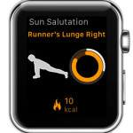 yoga 8 ongoing workout apple watch display