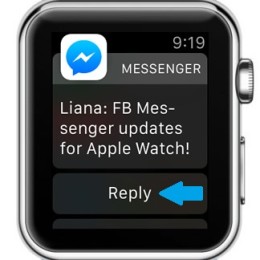 facebook messenger apple watch support