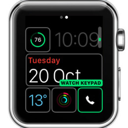 watch keypad apple watch complication