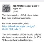 ios 10 developer beta 1