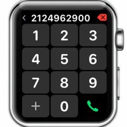 apple watch phone keypad in watchos 4