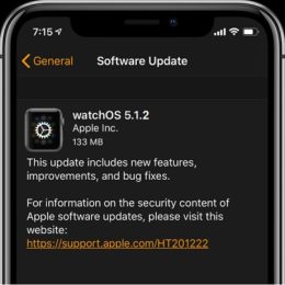 watchos 5.1.2 software update