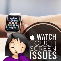 Apple Watch touch screen not working