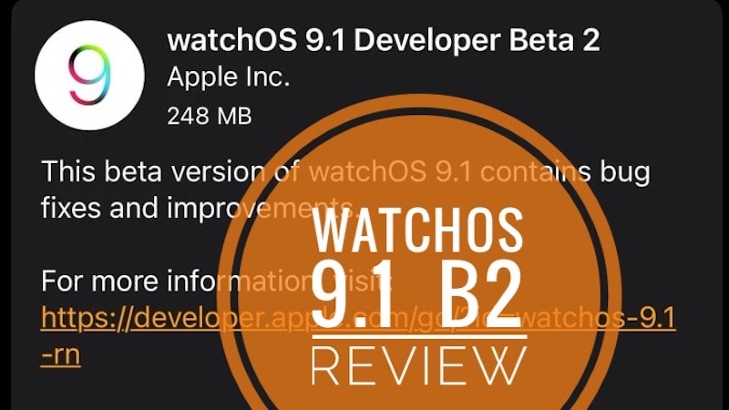 watchOS 9.1 Beta 2