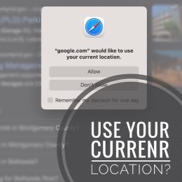 google.com would like to use your current location safari