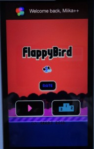 flappy bird night mode playing