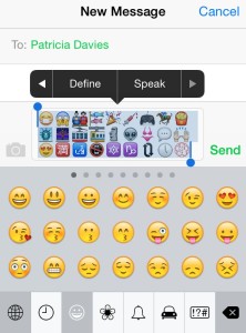 selected emoji emoticons