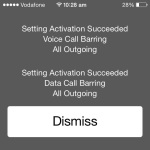 iphone call barring activation