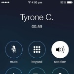 iphone call duration timer