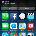 viber interactive message notifcation