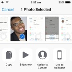 ios assign picture to contact feature