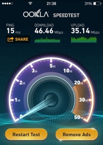 iphone 6 wifi speed test