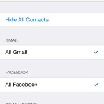 hide all contacts setting