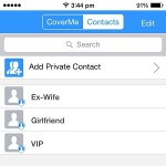 private contacts with coverme