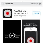 tapeacall app store
