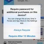 app store password for additional purchases prompt