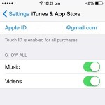 app store touch id settings