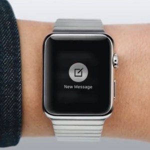 apple watch create new message screen