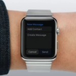 apple watch write message screen