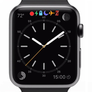apple watch status bar indicators