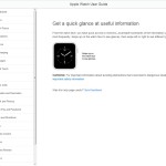 apple watch user guide home screen