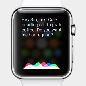 asking siri to text a message via Apple Watch