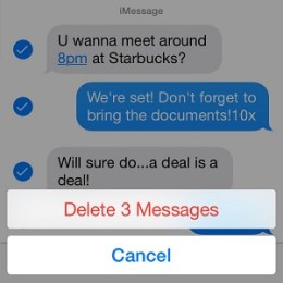 deleting messages from ios conversation thread