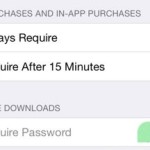 free app store download require password setting