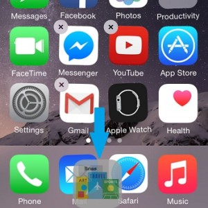 hiding app from iPhone home screen