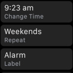 apple watch alarm edit menu
