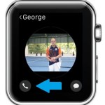 apple watch favorite contact menu