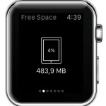 apple watch free space widget