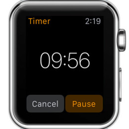 apple watch ongoing timer