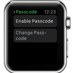 apple watch passcode settings