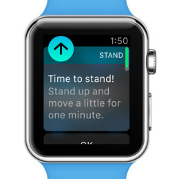apple watch time to stand reminder