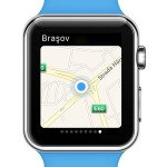 current location on apple watch maps glance