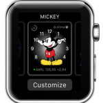 mickey mouse watch face customization