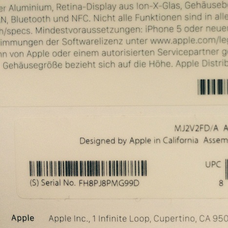 serial number lookup apple