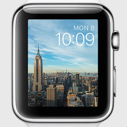 apple watch new york timelapse face