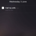 iphone lock screen reminder notification