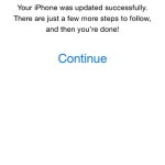 iphone update completed screen