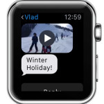 self sent video from iPhone to Apple Watch