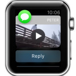 video available for playback on Apple Watch