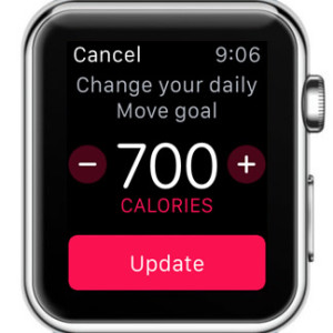 change apple watch daily move goal