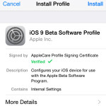 ios 9 beta software profile
