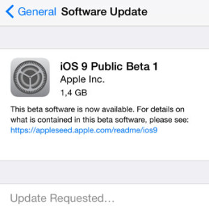 ios 9 public beta 1 iphone software update