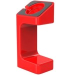 red apple watch stand