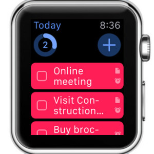 Things task manager  Apple Watch view