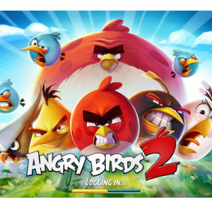 angry birds 2 log-in screen